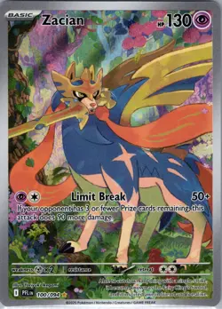 Me02: Phantasmal Flames Pokemon TCG Zacian 100/094 - Image 1