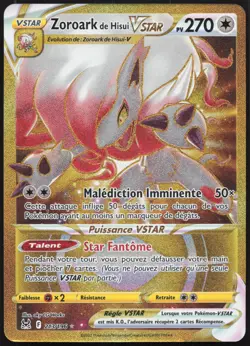 Carte Pokemon Zoroark de Hisui-VSTAR 213/196 Origine Perdue Francais - Image 1