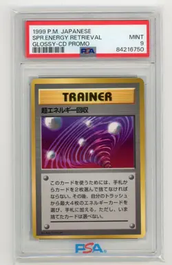 Japanese Pokemon TCG - Super Energy Retrieval - Corro Corro Promos - PSA 9 - Image 1