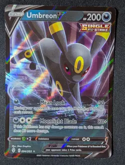 Umbreon V 094/203 NM Pokemon TCG SWSH07: Evolving Skies - Image 1