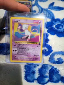 Pokemon Card - Mew #8 WoTC Black Star Promo - Image 1