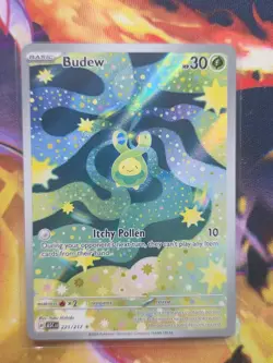 BUDEW 221/217 Illustration Rare Ascended Heroes Pokemon Holo Near Mint - Image 1