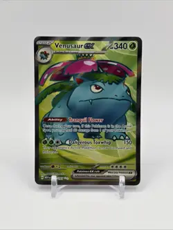 Pokemon TCG Scarlet & Violet 151 Venusaur ex Ultra Rare 182/165 - Image 1