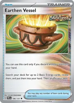 Earthen Vessel 106/131 SV: Prismatic Evolutions Pokemon Near Mint - Image 1