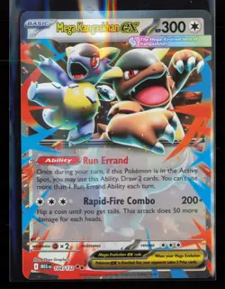 Mega Kangaskhan ex 104/132 Double Rare Mega Evolution Pokemon Holo Near Mint - Image 1