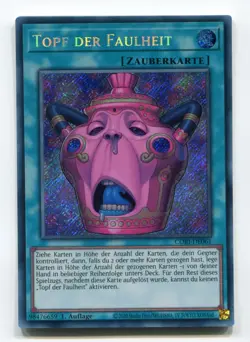 Yu-Gi-Oh! Topf der Faulheit Secret Rare CORI-DE061 - Image 1