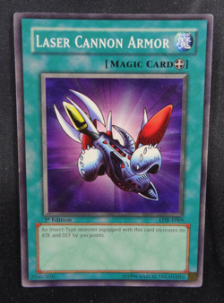 Laser Cannon Armor - LOB 1st Edition - LOB-E069 - Yu-Gi-Oh - Image 1