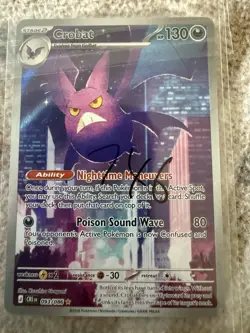 Crobat - 093/086 - Illustration Rare ME04: Chaos Rising / Pokemon MINT - Image 5