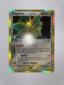 Pokemon TCG Dragonite 3/113 Delta Species Holo LP - Image 2