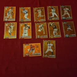 2026 Topps Series 2 Orange "SUN" Holo Foil Parallel, Lot of 12 - Image 1