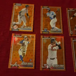 2026 Topps Series 2 Orange "SUN" Holo Foil Parallel, Lot of 12 - Image 2