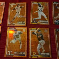 2026 Topps Series 2 Orange "SUN" Holo Foil Parallel, Lot of 12 - Image 3