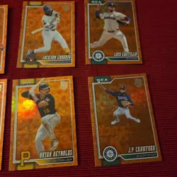2026 Topps Series 2 Orange "SUN" Holo Foil Parallel, Lot of 12 - Image 4