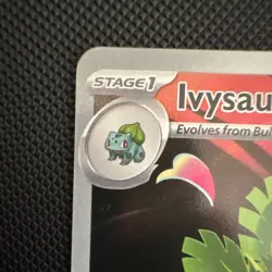 Pokemon TCG Ivysaur 134/132 ME01 Mega Evolution Illustration Rare Holo near mint - Image 3
