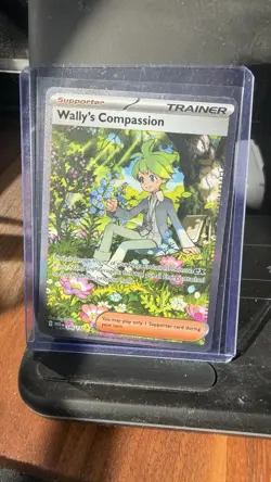 Pokemon TCG Mega Evolution Wally's Compassion 186/132 Secret Rare Card Near Mint - Image 3