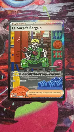 Lt. Surge's Bargain 185/132 Me01: Mega Evolution Holo - Image 2