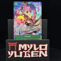 Perona Alt Art OP12-034 SR NM One Piece English Trading Card - Image 1