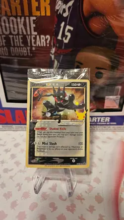 Sealed 2021 Greninja SWSH144 Black Star Promo Pokemon Card Celebrations - Image 1