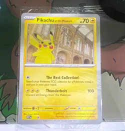 The Pokemon Company Pikachu at the Museum 0025 Promo Holo English 70 HP - Image 1