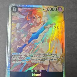 Bandai One Piece CCG Nami Character OP15-086 Special Alt Art Foil 6000 - Image 3