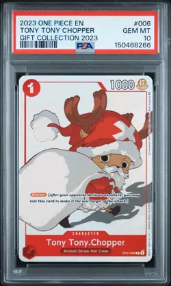TONY TONY CHOPPER ST01-006 PSA 10 ALT ART ONE PIECE 2023 GIFT COLLECTION - Image 1