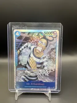 Bandai Mr.3 (Galdino) Character OP16-056 SR EN One Piece TCG - Image 1