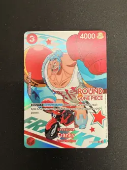 One Piece x Round 1 - Franky English Promo ST21-011 NM - Image 1