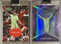 2024 Wild Card Splat 8/10 Allumination 22/30 Lamine Yamal Rookie Two Card Lot - Image 1