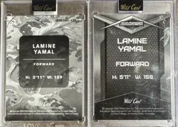 2024 Wild Card Splat 8/10 Allumination 22/30 Lamine Yamal Rookie Two Card Lot - Image 2