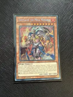 Thestalos the Mega Monarch MP15-EN021 Secret Rare 1st Edition YuGiOh Card NM - Image 1