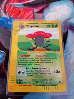 Vileplume 31/165 Expedition Reverse Holo E Series Pokemon Card - Image 1