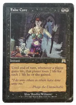 False Cure (146) Onslaught Regular Rare MTG Card - LP - Image 1