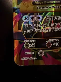 M Rayquaza EX Full Art Holo Secret Rare XY Ancient Origins 98/98 JUMBO CARD - Image 4