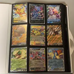 Huge Binder Lot of 360 Pokemon Cards - EX, V, Stamped, Pokeball Reverse, Promos - Image 1