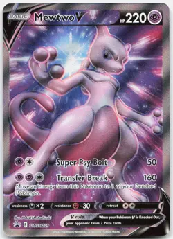 Pokemon TCG Mewtwo V - SWSH229 SWSH: Sword & Shield Promo Cards 2019 NM - Image 1