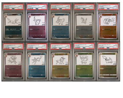 PSA 10 Yu Nagaba Pikachu Eevee’s Promo Complete Set Of 10 Pokemon Card Japanese - Image 1