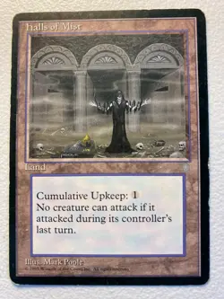 MTG 1x Halls of Mist Ice Age Premodern Magic the Gathering Card x1 HP - Image 1