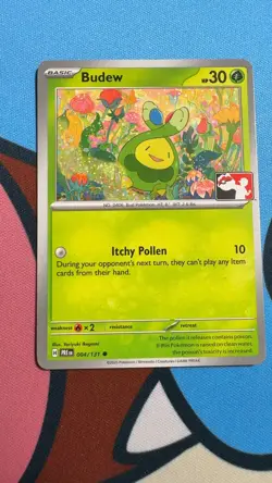 Budew 004/131 Common Prize Pack Series Cards Pokemon Near Mint - Image 1