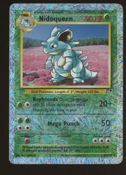 Nidoqueen Pokemon Card 32/110 Reverse Holo Legendary Collection 2002 Original - Image 1