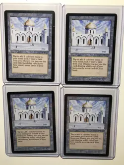 (4) Card MTG Arabian Nights Proxies Library of Alexandria Magic the Gathering - Image 1