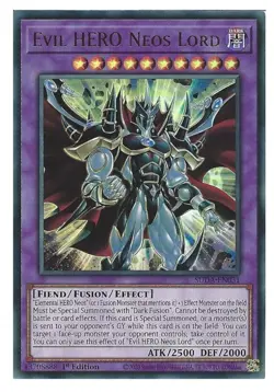 SUDA-EN031 Evil HERO Neos Lord - Ultra Rare Card 1st Edition - Image 1