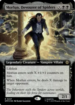 Morlun, Devourer of Spiders (FOIL) SPM #257 Spider-Man Magic: The Gathering NM - Image 1