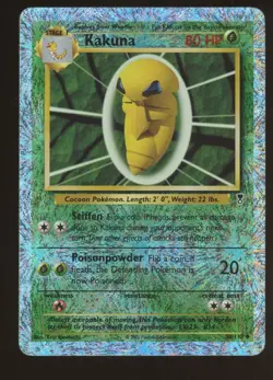 Kakuna Pokemon Card 50/110 Reverse Holo Legendary Collection 2002 Original - Image 1