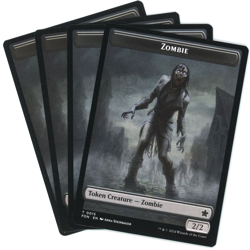 x4 Zombie / Insect (15/21) Doubled-Sided Token - Foundations - MTG - Image 1