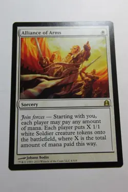 MTG Alliance of Arms x1- -Commander 2011-Lightly Played - Image 1