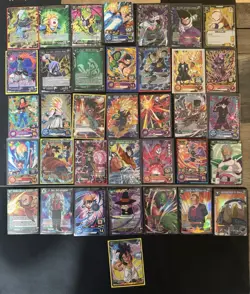 Bandai Dragon Ball Z Super Card Game Mixed Lot of 36 Cards - Image 1