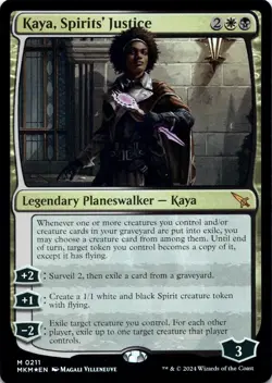 Kaya, Spirits' Justice FOIL Murders at Karlov Manor Magic MTG NM - Image 1
