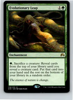 Magic the Gathering Evolutionary Leap Magic Origins MTG Free Shipping! - Image 1
