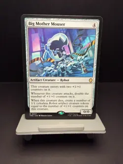 Big Mother Mouser [ Magic: The Gathering - Commander TMNT ] Rare - 37 - NM - Image 1