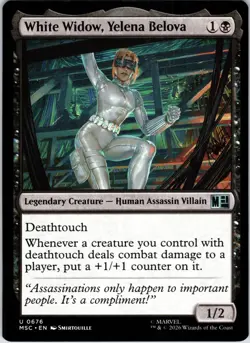 White Widow, Yelena Belova 676 Commander: Marvel Super Heroes NM - Image 1